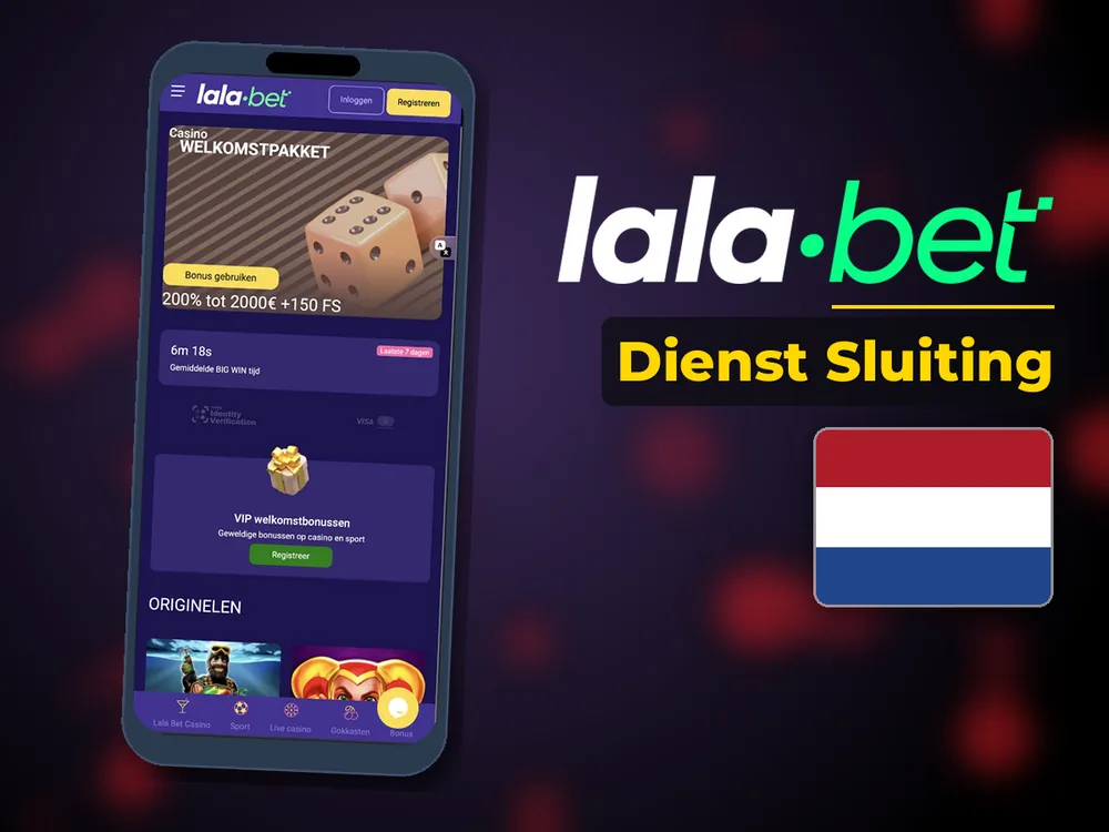 lalabet - Dienst Sluiting