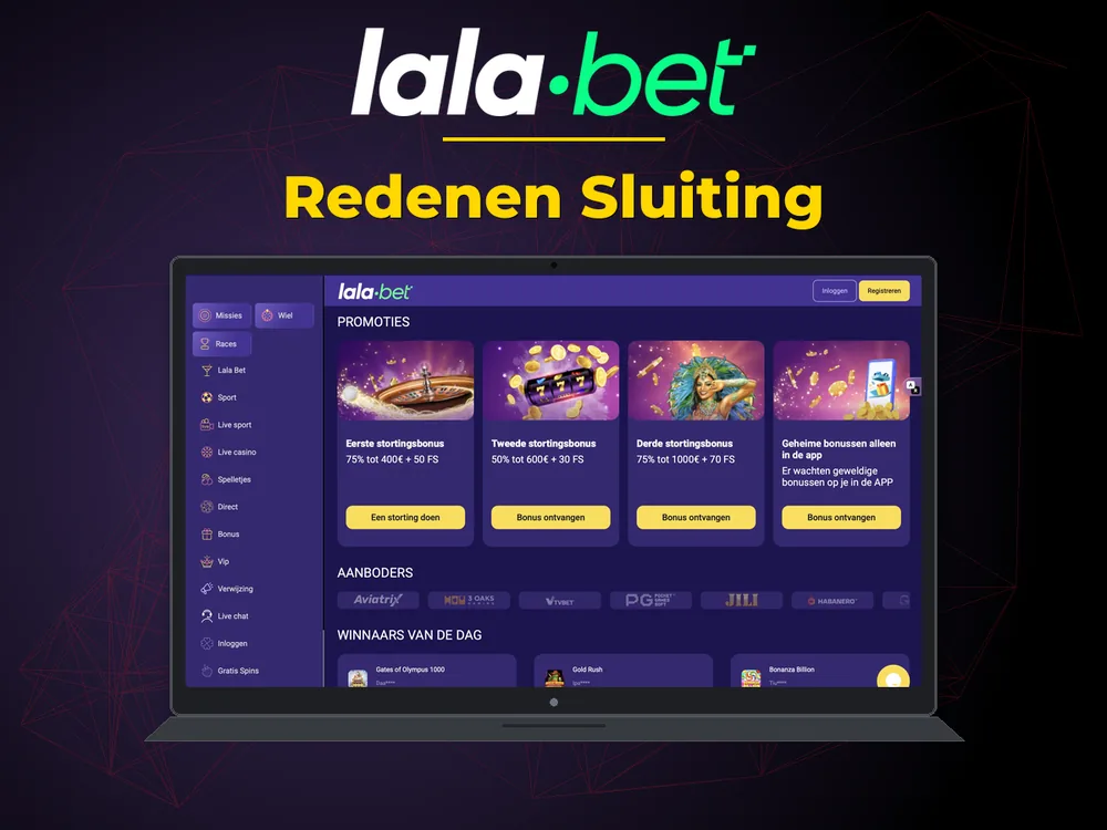 lalabet - Redenen Sluiting