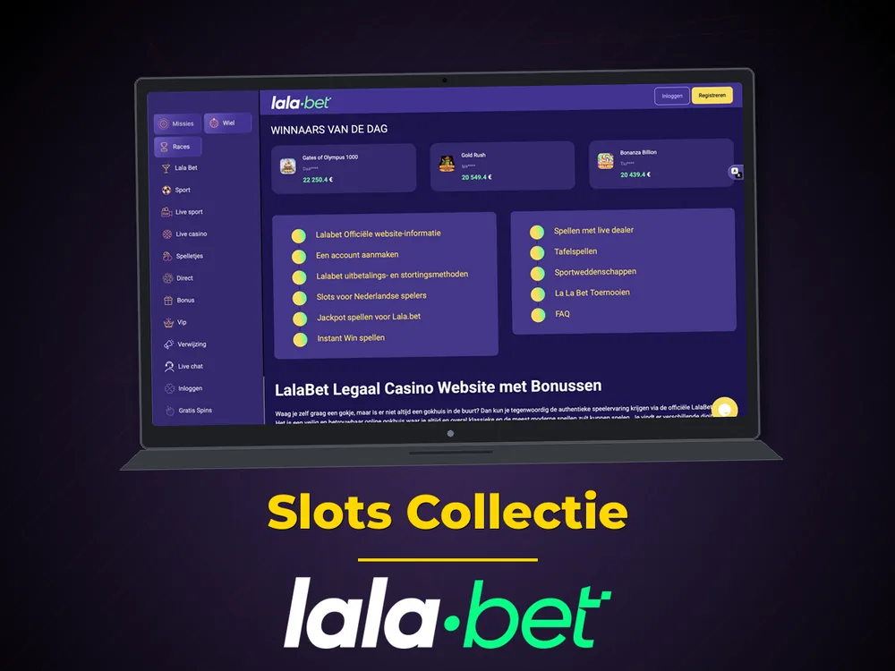 lalabet - Slots Collectie