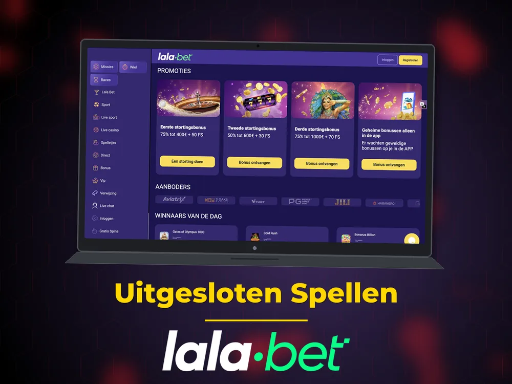 lalabet - Uitgesloten Spellen