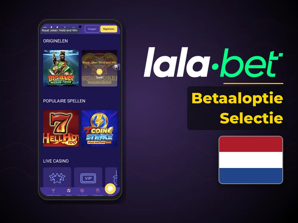 lalabet - Betaaloptie Selectie
