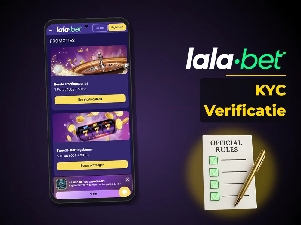lalabet - KYC Verificatie