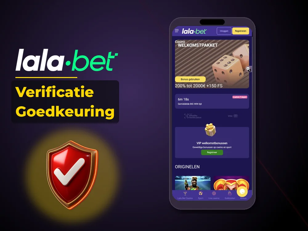 lalabet - Verificatie Goedkeuring