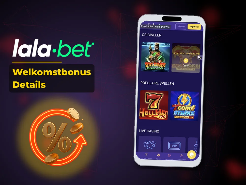 lalabet - Welkomstbonus Details