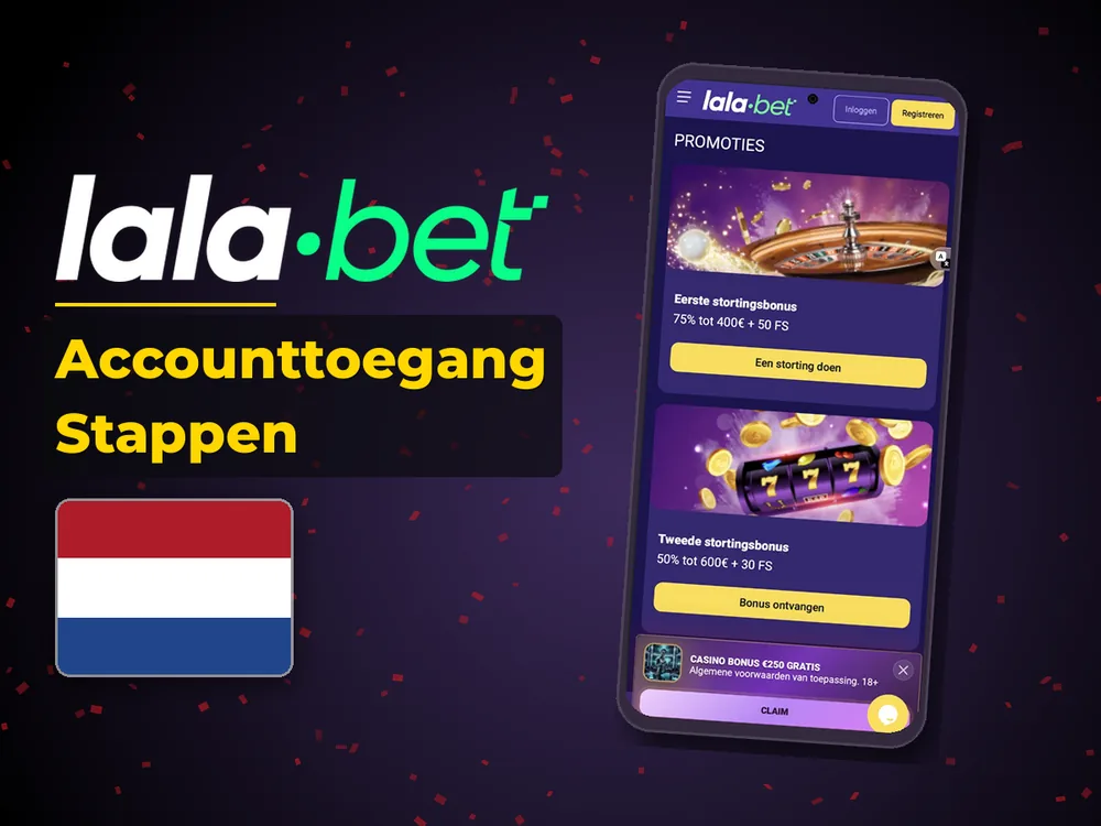 lalabet - Accounttoegang Stappen