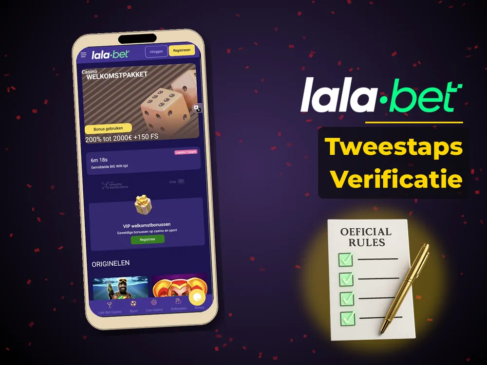 lalabet - Tweestaps Verificatie