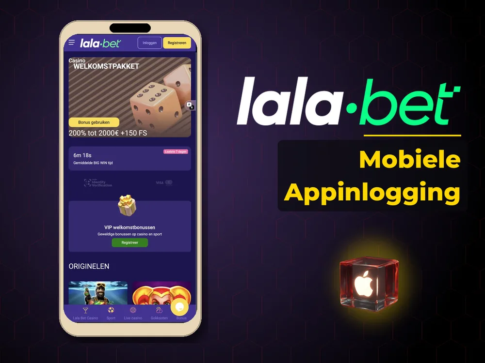 lalabet - Mobiele Appinlogging