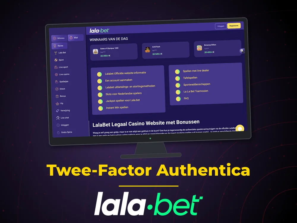 lalabet - Twee-Factor Authentica