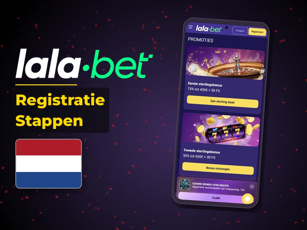 lalabet - Registratie Stappen