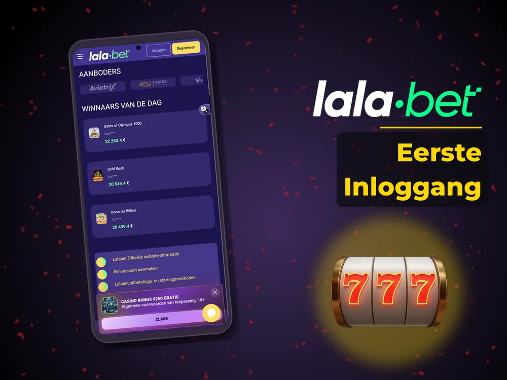 lalabet - Eerste Inloggang